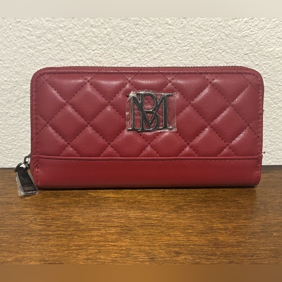 Badgley Mischka Handbags - Badgley Mischka Red Quilted Wallet NWOT